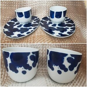Paola Navone Ceramic Cups and Saucers